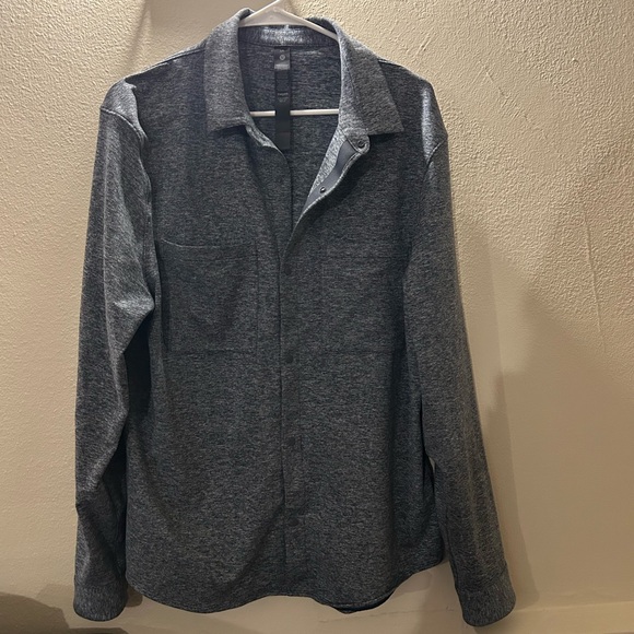 Heather Grey LuLuLemon Soft Knot Overshirt - Picture 6 of 7